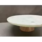 White Marble Cake Stand