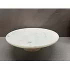 White Marble Cake Stand