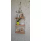 OHSOBoho-3in1 Macrame Shelf, Plant Holder Shelf, Hanging Shelf