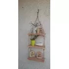 OHSOBoho-3in1 Macrame Shelf, Plant Holder Shelf, Hanging Shelf