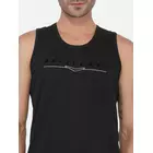Cotton Black Vest 