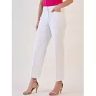 White Regular Fit Trouser