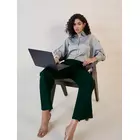 Bottle Green Straight Fit Trouser