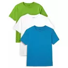 Minicult Basics Cotton T-shirts med halv ärm för barn i livfulla enfärgade färger (paket med 3)