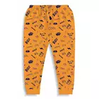 Pantalones de pijama de algodón Minicult con colores brillantes y divertidos estampados por todas partes para niños y niñas verde