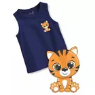 Chalecos de algodón para bebé de corte regular unisex de Minicult Basics en colores sólidos, multicolor (paquete de 5)