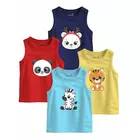 Gilet unisexe en coton pour bébé Minicult (lot de 4) Multicolore