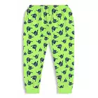 Pantalones de pijama de algodón Minicult con colores brillantes y divertidos estampados por todas partes para niños y niñas verde