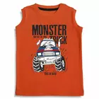Minicult Printed Cotton Regular Fit Jersey Vest For Boys And Girls (Multicolor)-Yellow