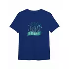 Minicult Gifting Tshirt for Kids for Boy’s and Girl’s T-Shirt Brother Sister Matching Dress-Blue
