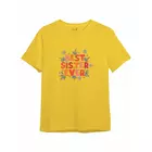 Minicult Gifting Tshirt for Kids for Boy’s and Girl’s T-Shirt Brother Sister Yellow Dress