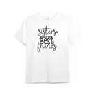 Minicult Gifting Tshirt for Kids for Boy’s and Girl’s T-Shirt Brother Sister Matching-White(Pack 1)