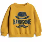 Minicult Unisex Fleece Round Neck Sweatshirt - Red (11-12 Years)
