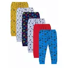 Minicult Unisex-Child Regular Fit Track Pants (Pack of 6)Multicolored