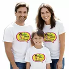 Minicult Cotton Holi Half Sleeve Tshirt for Family (Pack of 1)