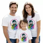 Minicult Cotton Holi T-shirt med halv ärm för familjen (paket med 1)