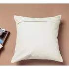 Cojín bordado Kantha con pájaros pintados a mano