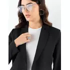 Schicker schwarzer asymmetrischer Blazer