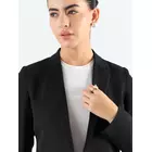 Black and white layerd structured blazer