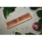 Saan - Bio-Neemholz-Kamm mit breiten Zinken - Naturbraun - Groß