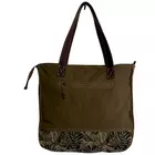 Bolso tote Handivine de lona y piel