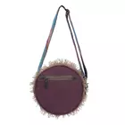 Upcycled Canvas & Leather Women's Dermi Tote Bag - Multicolour