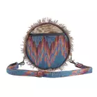 Upcycled Canvas & Leather Women's Dermi Tote Bag - Multicolour