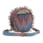 Upcycled Canvas & Leather Women's Dermi Tote Bag - Multicolour