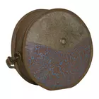 Damväska i kanvas och läder – flerfärgad, 13,5x14x4