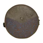 Damväska i kanvas och läder – flerfärgad, 13,5x14x4