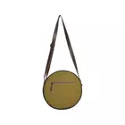 Hopofly flerfärgad glidväska i kanvas och läder för kvinnor – 12,25x18x4