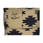 Hopofly Canvas & Leather Multicolour Jion Backpack Bag - 11x12.5x3 inch