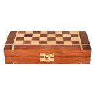 SHRIJICRAFTS Handcrafted Wooden Board Game - Brown, 25.4x25.4cm