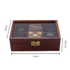 SHRIJICRAFTS Träpussel - Handgjort Brunt Pussel för Åldrar 6+