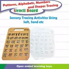 StepsToDo Montessori träschabloner för hindi-alfabetet - set med 2