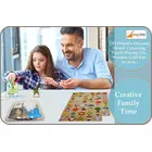 StepsToDo Holz-Zeichen- und Malschablonen-Set für Kinder – 144 Teile