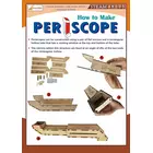 Kit de fabrication de périscope extensible StepsToDo - Jouet espion multicolore en bois d'ingénierie