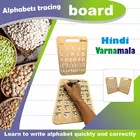 StepsToDo Montessori träschabloner för hindi-alfabetet - set med 2