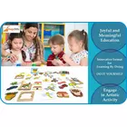 StepsToDo Holz-Zeichen- und Malschablonen-Set für Kinder – 144 Teile