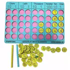 StepsToDo Place Value Learning Kit - Number Operations with Board and Tokens