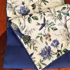 CORAL SLUB Canopy Tischläufer aus beigefarbenem Brokat – 30 x 180 cm