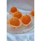SKP Decor Motichoor Ladoo Scented Soy Wax Candles - Set of 6