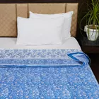 CRAFTILES Handblock Printed Reversible Cotton Dohar - Traditional Art