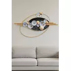 Divine Luxura Wandkunst aus Metall – 114 x 64 cm, zeitgenössische Skulptur