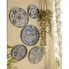 Indigo Jaipur Iron Wall Plates Set of 5