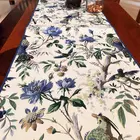 CORAL SLUB Canopy Tischläufer aus beigefarbenem Brokat – 30 x 180 cm