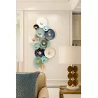 Divine Wallora Metal Wall Art - 127x64cm Bohemian Floral Mandala Sculpture