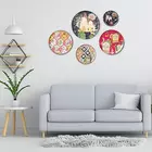 Divine Van Gogh Inspired Iron Wall Plates - Set of 5