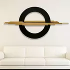 Divine Linearloop Metal Wall Art - 40x20 Inch