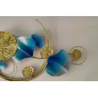 Arte de pared de metal con arco dorado divino - 127 x 64 cm